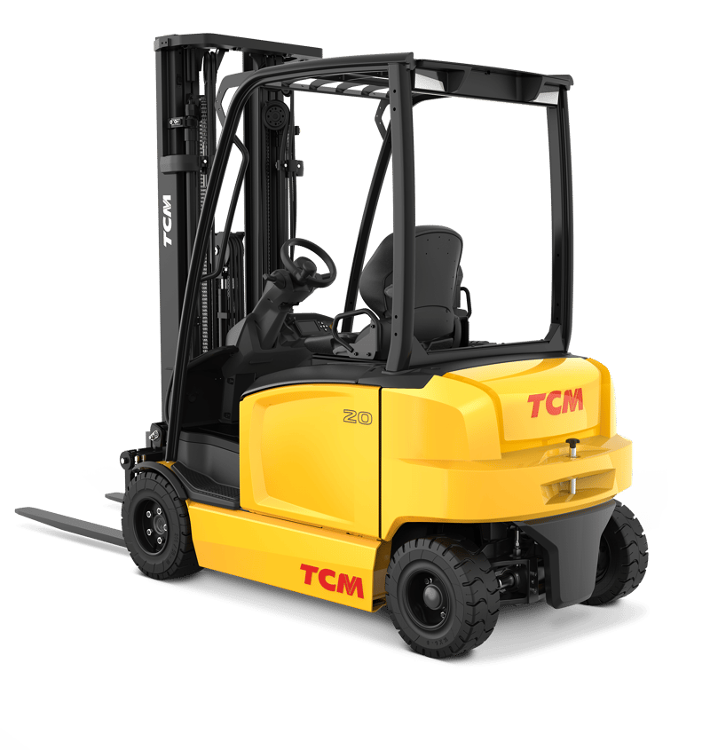 TCM FB/FTB 3 & 4-Wheel Electric Counterbalance Forklift 1.4 – 2 Ton