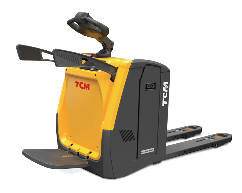TCM PTF Pallet Truck with Rider Platform 2 – 2.5 Ton